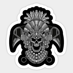 Aztec Skull 1.2 Sticker